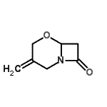 CAS 登录号：606972-19-4， 3-亚甲基-5-氧杂-1-氮杂双环[4.2.0]辛烷-8-酮
