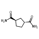 CAS 登录号：607357-44-8， (1R,3R)-1,3-环戊烷二甲酰胺