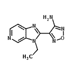 CAS 登录号：607374-14-1， 4-(3-乙基-3H-咪唑并[4,5-c]吡啶-2-基)-1,2,5-恶二唑-3-胺