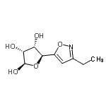 CAS 登录号：607376-21-6， (2R,3R,4S,5S)-5-(3-乙基-1,2-恶唑-5-基)四氢-2,3,4-呋喃三醇