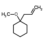 CAS 登录号：60753-94-8， 1-烯丙基-1-甲氧基环己烷
