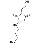 CAS 登录号：607692-44-4， 3-(丁基氨基)-1-(2-羟基乙基)-1H-吡咯-2,5-二酮