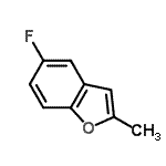 CAS 登录号：60770-66-3， 5-氟-2-甲基-1-苯并呋喃