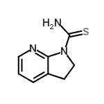 CAS 登录号：60782-38-9， 2,3-二氢-1H-吡咯并[2,3-b]吡啶-1-硫代甲酰胺