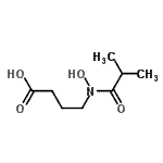CAS 登录号：608527-41-9， 4-[羟基(异丁酰基)氨基]丁酸