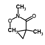 CAS 登录号：608537-49-1， N-甲氧基-N,1-二甲基环丙烷甲酰胺