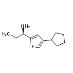 CAS 登录号：608537-92-4， (1R)-1-(4-环戊基-2-呋喃基)-1-丙胺