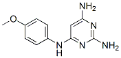 CAS 登录号：6090-49-9， N4-(4-甲氧基苯基)嘧啶-2,4,6-三胺