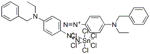 CAS#: 60911-92-4, Bis[4-[Benzylethylamino]Benzenediazonium] Hexachlorostannate(2-)