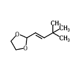 CAS 登录号：609359-50-4， 2-[(1E)-3,3-二甲基-1-丁烯-1-基]-1,3-二氧戊环