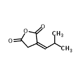CAS 登录号：609360-79-4， (3Z)-3-(2-甲基丙亚基)二氢-2,5-呋喃二酮