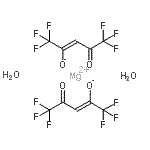 CAS 登录号：60950-56-3， 镁(2Z)-1,1,1,5,5,5-六氟-4-氧代-2-戊烯-2-醇水合物(1:2:2)