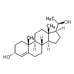 CAS 登录号：60966-95-2， (3alpha,20R)-孕甾-4-烯-3,20-二醇