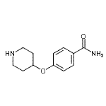 CAS 登录号：609781-30-8， 4-(4-哌啶基氧基)苯甲酰胺