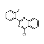 CAS 登录号：610276-37-4， 4-氯-2-(2-氟苯基)喹唑啉