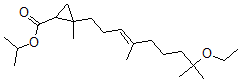 CAS 登录号:61064-89-9, (6E)-11-乙氧基-2,3-甲桥-3,7,11-三甲基十二碳-6-烯酸异丙酯