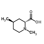 CAS 登录号：610786-79-3， (2R,4R)-1,4-二甲基-2-哌啶羧酸