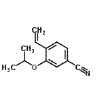 CAS 登录号：610797-36-9， 3-异丙氧基-4-乙烯基苯甲腈