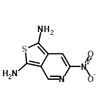 CAS 登录号：61083-48-5， 6-硝基噻吩并[3,4-c]吡啶-1,3-二胺