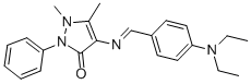 CAS#: 61098-09-7, 4-(4-(Diethylamino)Benzylideneamino)Antipyrine