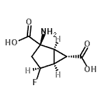 CAS 登录号：611168-17-3， (1S,2R,4S,5S,6S)-2-氨基-4-氟双环[3.1.0]己烷-2,6-二甲酸
