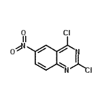 CAS 登录号：611187-09-8， 2,4-二氯-6-硝基喹唑啉