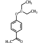 CAS 登录号：61142-59-4， 4-乙酰基苯基二乙基硼酸酯