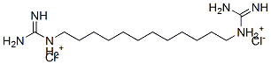 CAS 登录号：61167-43-9， 1,1'-十二亚甲基二胍二氯化物