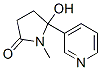 CAS 登录号：61192-50-5， 5-羟基-1-甲基-5-吡啶-3-基-吡咯烷-2-酮