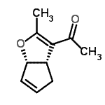 CAS 登录号：612036-24-5， 1-[(3aS,6aS)-2-甲基-4,6a-二氢-3aH-环戊二烯并[b]呋喃-3-基]乙酮