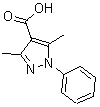 CAS#: 61226-19-5, 3,5-Dimethyl-1-Phenyl-1H-Pyrazole-4-Carboxylicacid