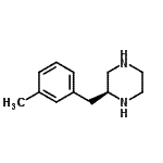 CAS 登录号：612502-35-9， (2S)-2-(3-甲基苄基)哌嗪