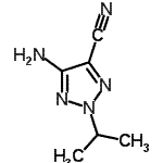 CAS 登录号：612506-33-9， 5-氨基-2-异丙基-三唑-4-甲腈