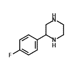 CAS 登录号：612507-29-6， 2-(4-氟苯基)哌嗪