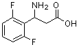 CAS 登录号：612532-20-4， 3-氨基-3-(2,6-二氟苯基)丙酸