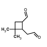CAS 登录号：613236-84-3， 3,3-二甲基-2-(2-氧代乙基)环丁烷甲醛