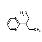 CAS 登录号：61327-67-1， 2-(3-戊烷基)嘧啶