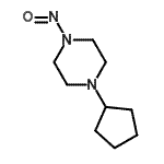 CAS 登录号：61379-66-6， 1-环戊基-4-亚硝基哌嗪