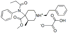 CAS 登录号:61380-41-4, 顺式-(-)-4-(甲氧羰基)-3-甲基-1-苯乙基-4-(N-苯基丙酰氨基)哌啶鎓草酸氢盐