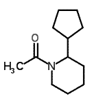 CAS 登录号：61423-17-4， 1-(2-环戊基-1-哌啶基)乙酮