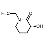 CAS 登录号：614754-31-3， (3R)-1-乙基-3-羟基-2-哌啶酮
