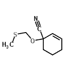 CAS 登录号：615265-44-6， 1-[(甲硫基)甲氧基]-2-环己烯-1-甲腈