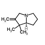 CAS 登录号：615268-29-6， (7aS)-1,1-二甲基-2-亚甲基六氢-1H-吡咯里嗪