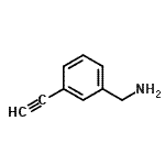 CAS 登录号：615288-78-3， 1-(3-乙炔基苯基)甲胺