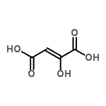 CAS 登录号：6153-53-3， (2Z)-2-羟基-2-丁烯二酸