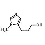 CAS 登录号：615578-60-4， 3-(1-甲基-1H-咪唑-5-基)-1-丙醇