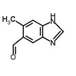CAS 登录号：61587-92-6， 5-甲基-1H-苯并咪唑-6-甲醛