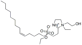 CAS 登录号：61596-15-4， (Z)-1-乙基-2-(8-十七碳烯基)-4,5-二氢-1-(2-羟基乙基)-1H-咪唑鎓硫酸乙酯盐