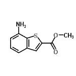 CAS 登录号：616238-78-9， 甲基7-氨基-1-苯并噻吩-2-羧酸酯