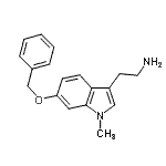 CAS 登录号：61675-21-6， 2-[6-(苄氧基)-1-甲基-1H-吲哚-3-基]乙胺